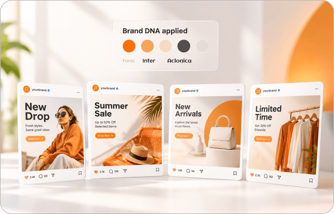 Il tuo Brand DNA, applicato automaticamente